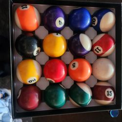 Pool Table Balls