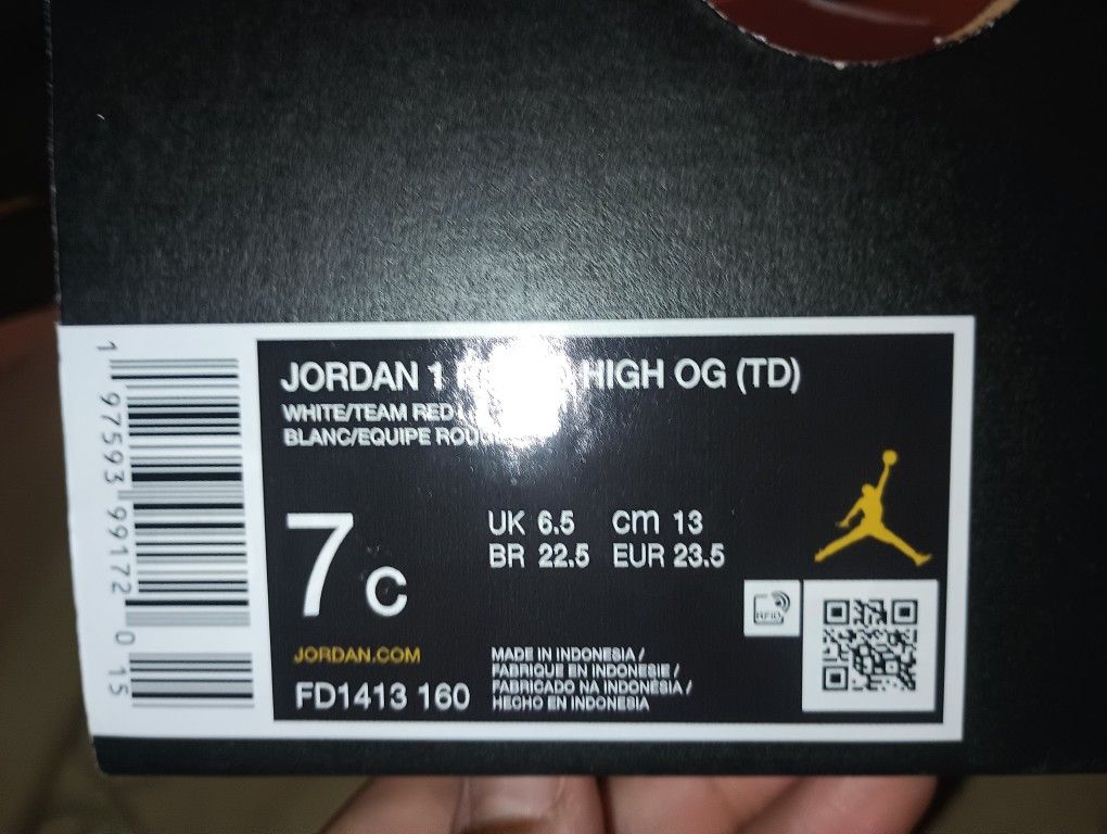 Jordan 1 7c BRAND NEW NEVER WORN