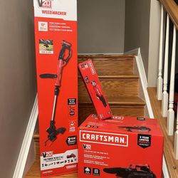 Craftsman trimmer, electric wrench & wet/dry vac