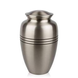 Perfect Memorials Funeral Pewter Grecian Large Cremation Urn