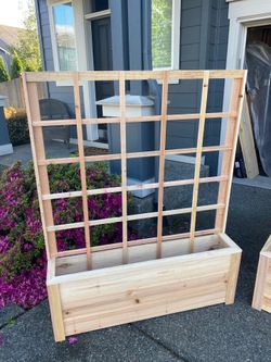 Cedar Planter Box.