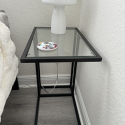 Glass & Metal End Tables
