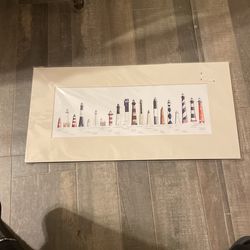 Robert Kline "Florida Lighthouses" framed art print