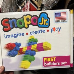 Snapo Jr First Builders Set 60 Pieces USAMade 12+ Months New Sealed