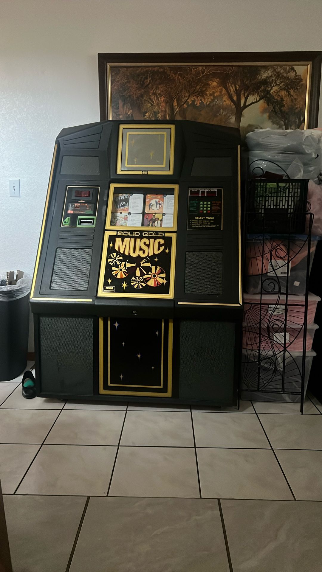 Vintage 1994 Solid Gold Music Juke Box