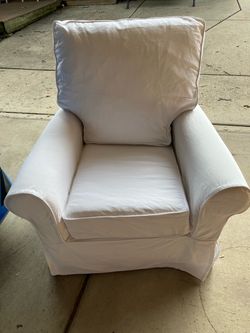 Pottery barn swivel glider chair