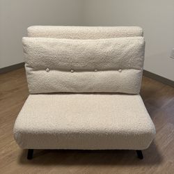 Chair & 1/2 - fold out twin bed