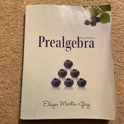 Prealgebra Sixth Edition