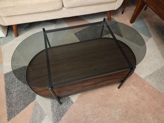 Coffee Table with Glass Top