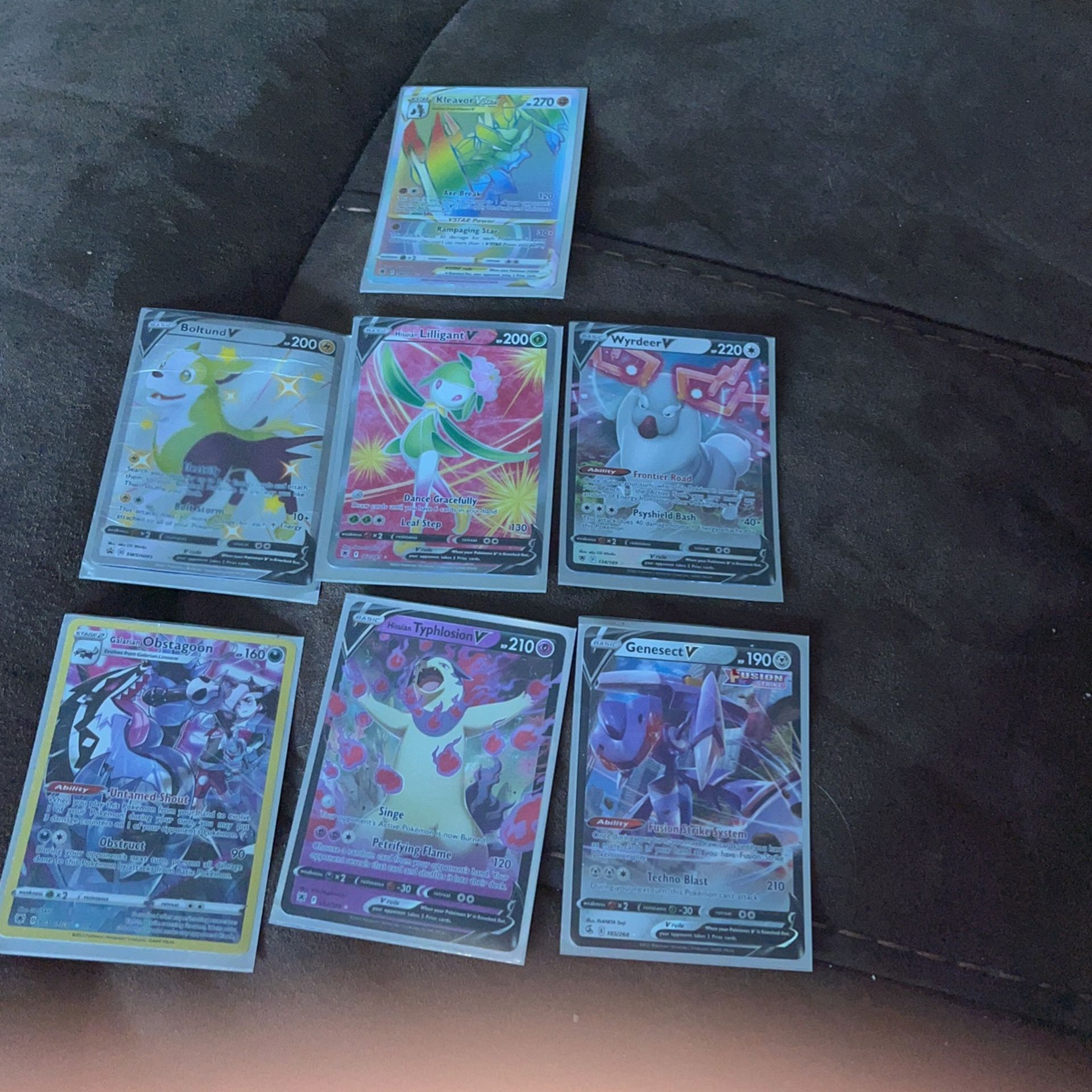 7 Rare Pokemon Cards