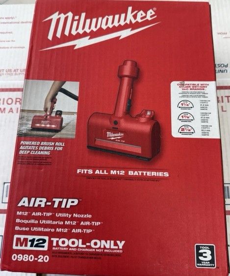 Milwaukee 0980-20 M12 AIR-TIP Utility Nozzle Attachment
