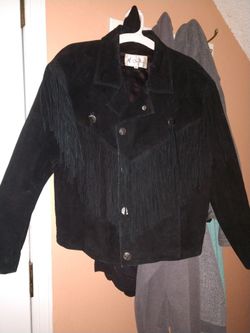 Fringe Leather Jacket