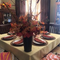 Fall Table Arrangement 