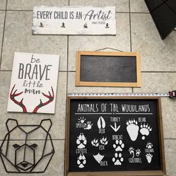 Boy Room decor $40 For all