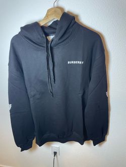 Burberry Black Logo Hoodie Size L— pre-owned