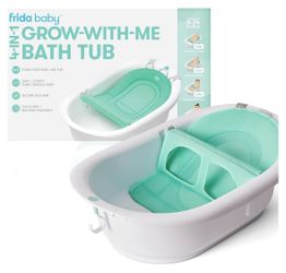 Frida Baby 4-in-1 Grow-with-Me Baby Bathtub, Baby Tub