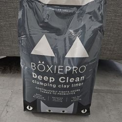 Cat Litter - Boxiepro Deep Clean Climpng Clay Litter 28 Pounds