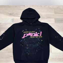 Pink Spider Hoodie