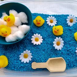 Rubber Duck Sensory Bins