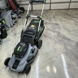 Ego self-propelled 21” Lawnmower And Trimmer Combo With Battery And Charger