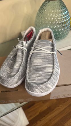 Hey dude windy Sox Glacier Grey size 7 women’s shoes