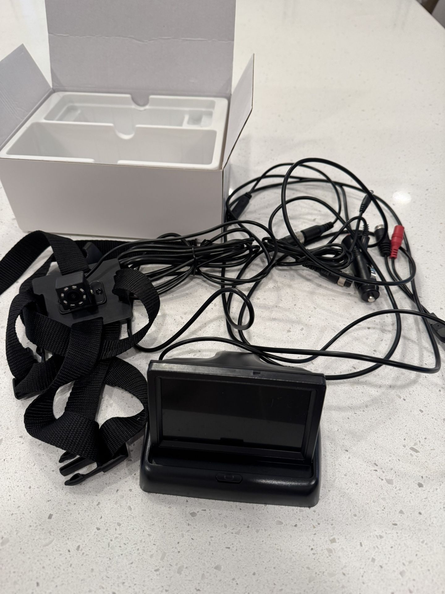 Baby Car Seat Camera 4.3” Monitor With Hd Night Vision