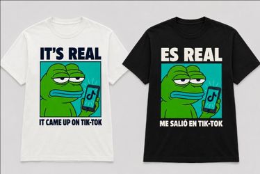 Pepe Frog TikTok Meme Graphic T-Shirt