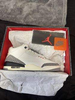 Jordan 3 “ Reimagined White Cements “ Size 10 Og All
