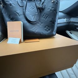 Louis Vuitton Never Full Black Bag 