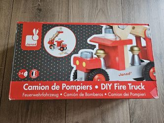 Janod Wooden Fire Truck