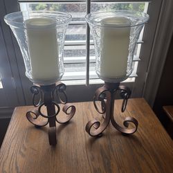 Antique candle set