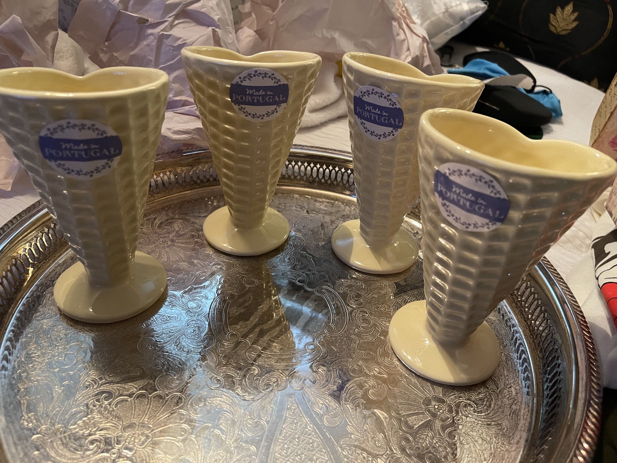 Ceramic Ice Cream Cups