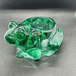 Vintage Indiana Glass Frog Votive Holder