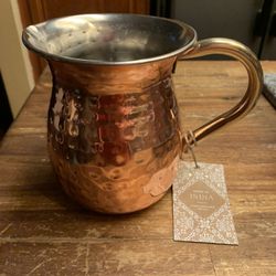 New Hammer Copper Water Pitcher Made In India