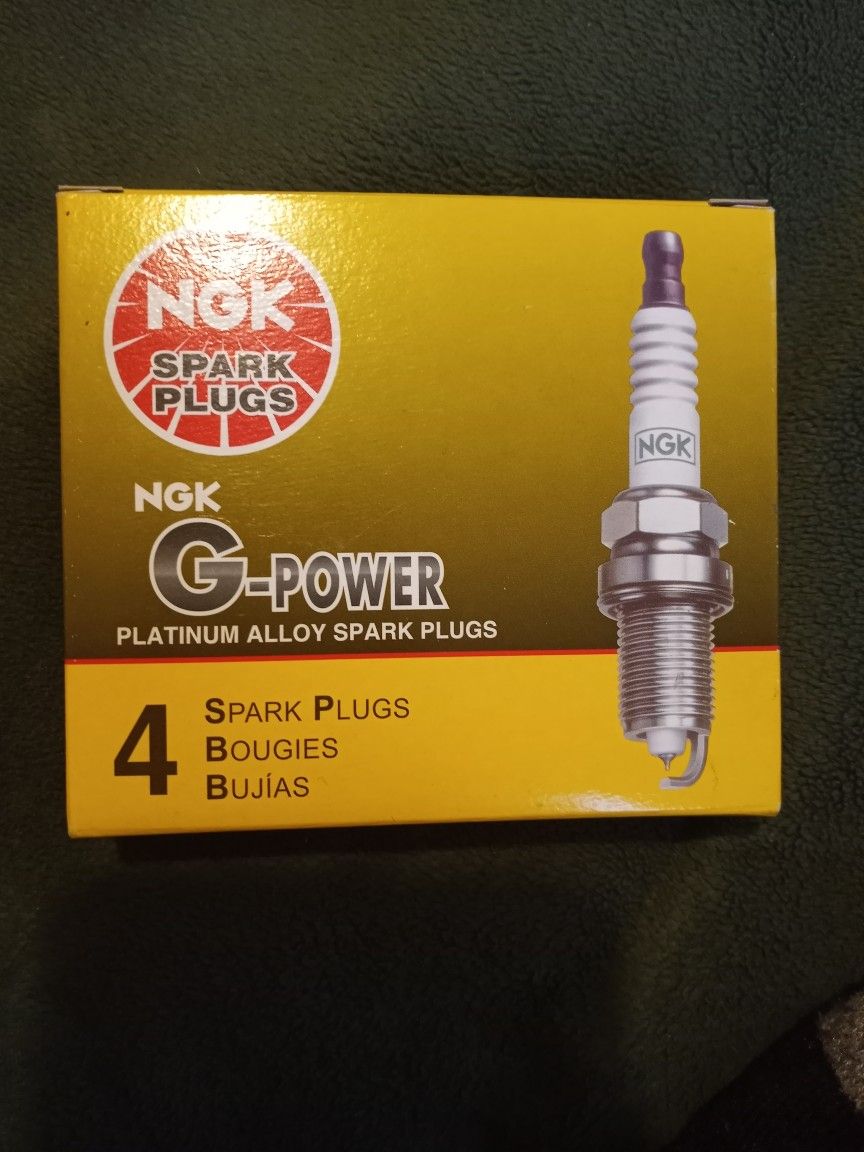NGK G-power PLATINUM alloy Spark Plugs 4 Pack Unopened