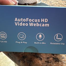 1080P Full HD Webcam with Noise-Canceling Mic,