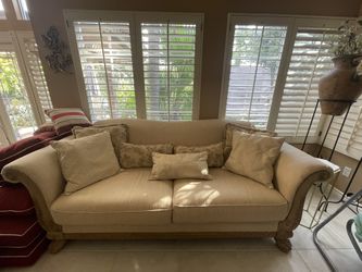 Set Of Furniture- Sofa And Arm Chairs