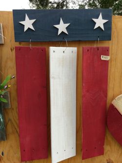 American flag decor