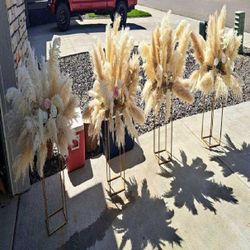 stock free Enchanting Wedding Decorations With Lovely Flowers