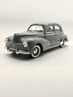 1954 Peugeot 203, Dark Gray, 1:18 Diecast Model Car from Solido