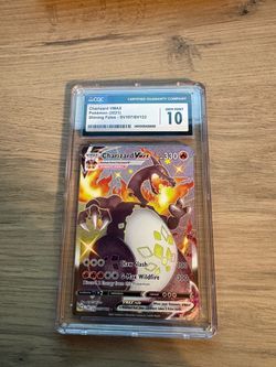 Pokemon Charizard V Max CGC graded 10