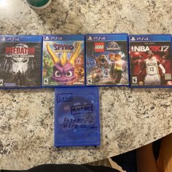 Ps4 Games Like New No Scratches $15 Each