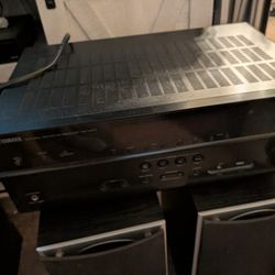 Yamaha RX-V477 5.1 Stereo Receiver Reciever HDMI 4K Subwoofer Pre-out Optical