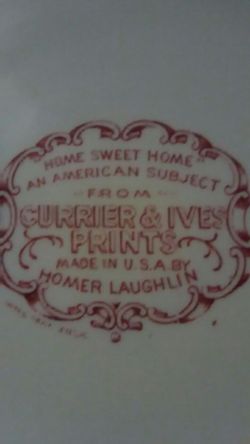 Older style China dishs