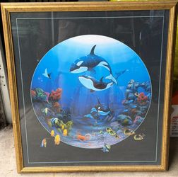 Timeless Waltz Orca Journey by artist Wyland,