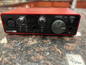 Scarlett solo focusrite gen 3