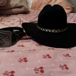 Cowboy hat & Belt 