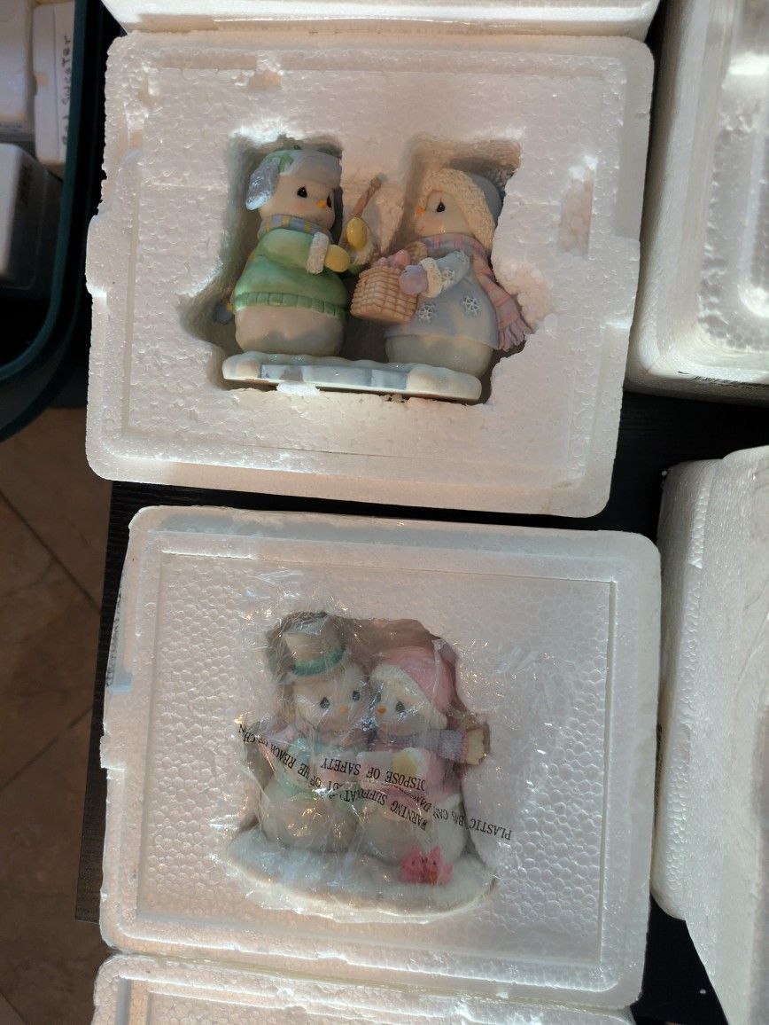 Precious Moments Snowman Figures
