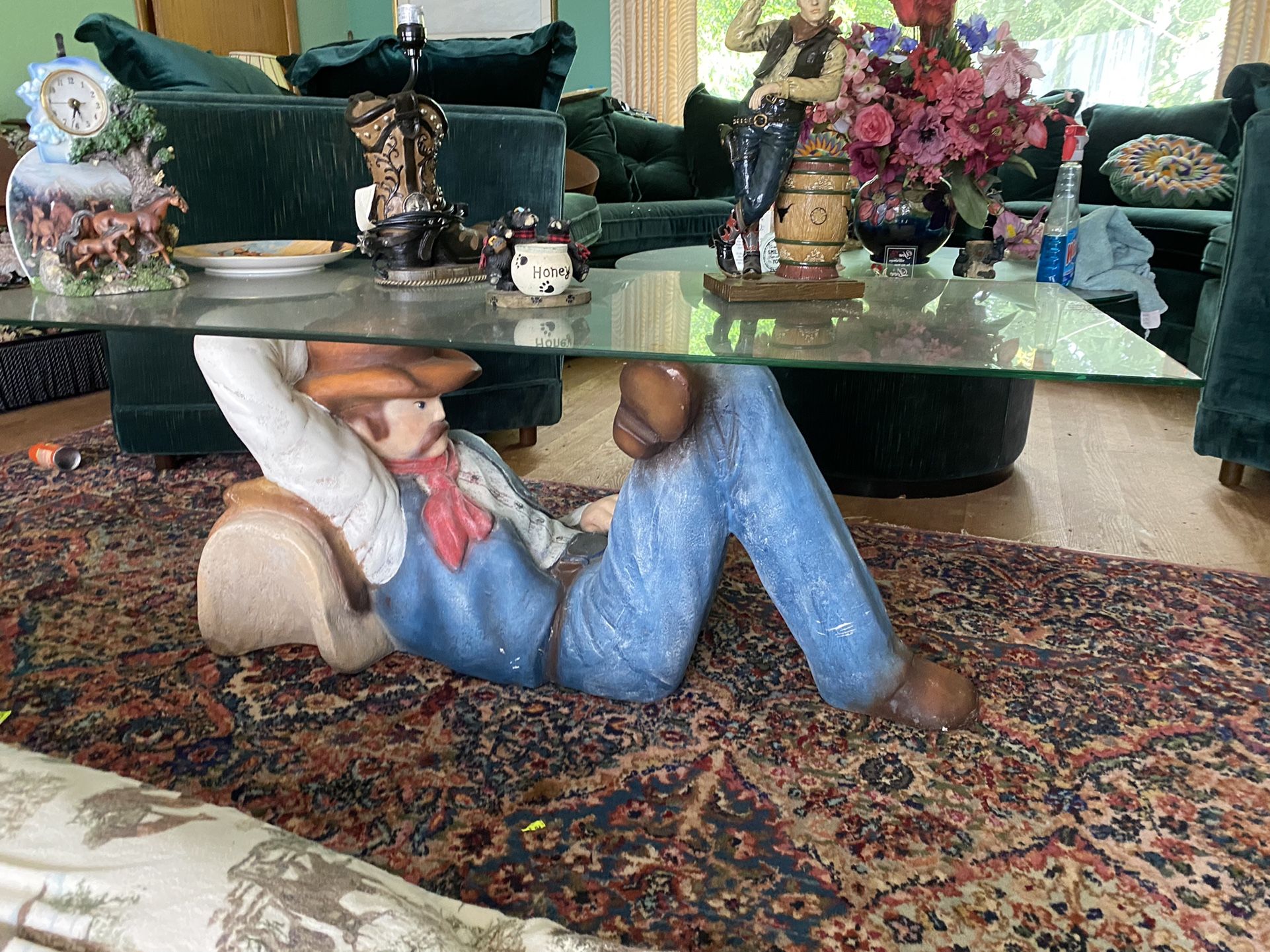Cowboy coffee table