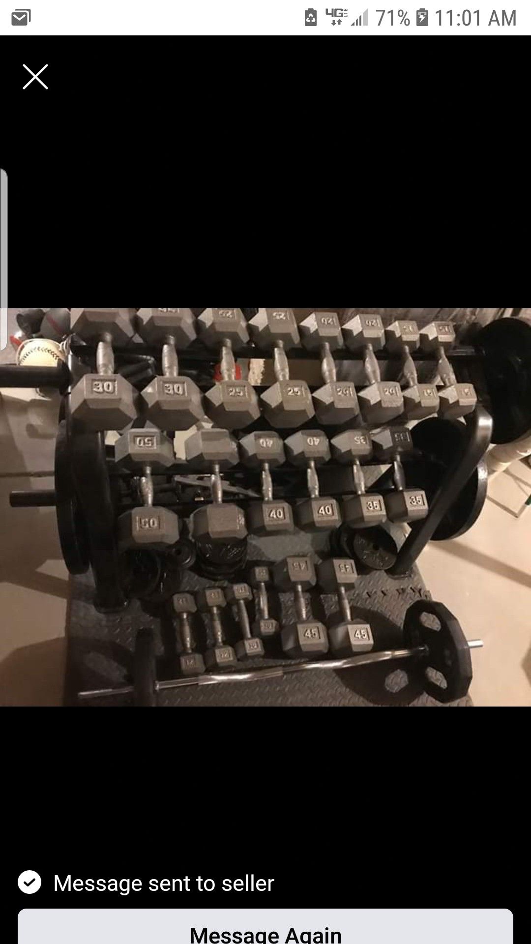 Dumbells and plates